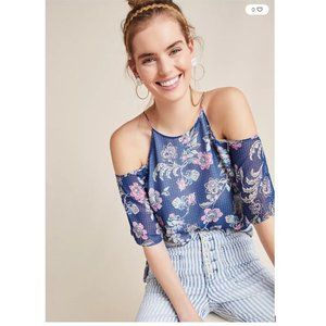Maisie Open-Shoulder Blouse by Daniel Rainn from Anthropologie - Size Medium